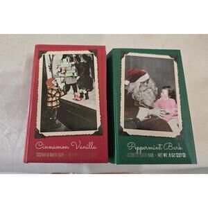 Hallmark Scented Bath Bars in Cinnamon Vanilla and Peppermint Bark scents!